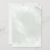 ユーカリ離れスゴールデングリーンブライダルシャワー 招待状 (裏面)