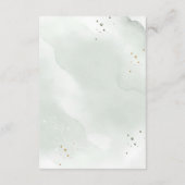 ユーカリ離れスゴールデングリーン披露宴詳細 エンクロージャーカード (裏面)