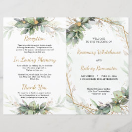 ユーカリ離れスゴールデングリーン結婚式 プログラム