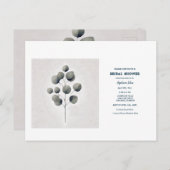 ユーカリ離れスリーフアー結婚トブライダルシャワー ポストカード (正面/裏面)