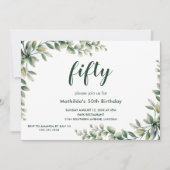 ユーカリ離れス成生生誕招待状 招待状 (正面)