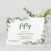 ユーカリ離れス成生生誕招待状 招待状 (スタンド正面)