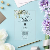 ユーカリ離れス結婚イベント座席表 アクリル招待状 (インサイチュ (ウェディング))