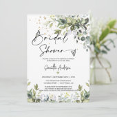 ユーカリ離れブライダルシャワーQRコード写真 招待状 (スタンド正面)