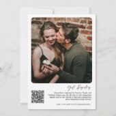 ユーカリ離れブライダルシャワーQRコード写真 招待状 (裏面)