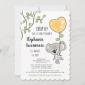 ユーカリ風船コアラ赤ちゃんシャワー (正面)