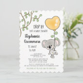 ユーカリ風船コアラ赤ちゃんシャワー (スタンド正面)