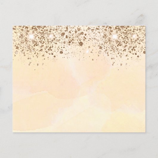 ユーカリ黄金予算結婚式の日付を保存 チラシ (裏面)