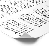 ユーカリ10台座席表ポスター記号 ポスター (角)