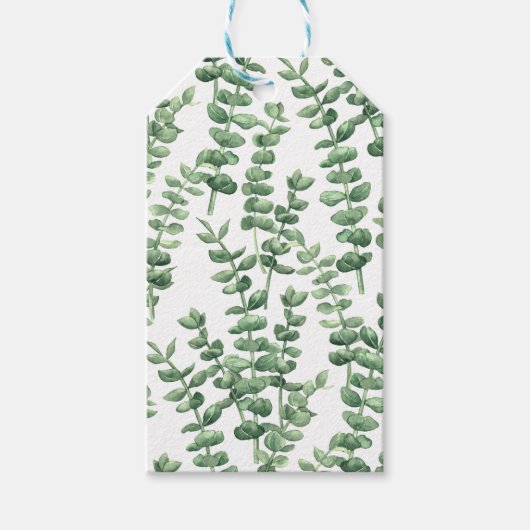 ユーカリ1 ギフトタグ (正面)