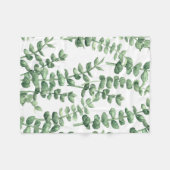 ユーカリ1 フリースブランケット (正面(横))