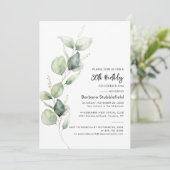 ユーカリ80thバースデーパーティー植物学 招待状 (スタンド正面)