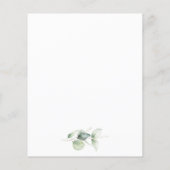 ユーカリ80th誕生日パーティーへの招待 (裏面)