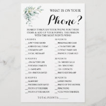 ユーカリ あなたの携帯電話には何が入っていますか？シャワーゲームカード