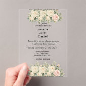 ユーカリ アクリルフラット結婚式招待状 アクリル招待状 (インサイチュ (ポータブル))