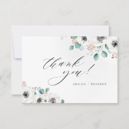 ユーカリ・アネモンフローララスチッ感謝していク・ユー サンキューカード