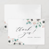 ユーカリ・アネモンフローララスチッ感謝していク・ユー サンキューカード (正面/裏面)
