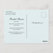 ユーカリ ウェディングシャワー フォト 招待状 ポストカード (裏面)