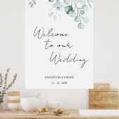 ユーカリ ウェルカムボード ポスター (キッチン)