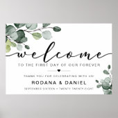 ユーカリ ウェルカム ウェディング サイン (正面)