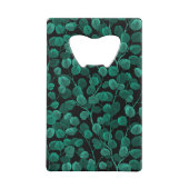 ユーカリ・オン・ブラック クレジットカード栓抜き (裏面)