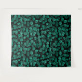 ユーカリ・オン・ブラック タペストリー (正面(横))