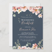 ユーカリ ガーデン ローズ フローラル ウェディング ブレックファースト 招待状 (正面)