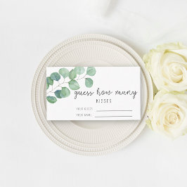 ユーカリ - キスの数を当てて! ブライダルゲーム エンクロージャーカード