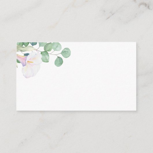 ユーカリ - キスの数を当てて! ブライダルゲーム エンクロージャーカード (裏面)