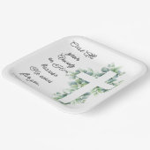 ユーカリ・クロスに全ての不安を投げ掛ける ペーパープレート (傾斜あり)