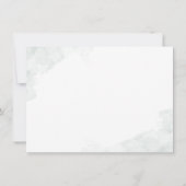 ユーカリ・グリーナリーが私のブライドメイド・カードになる 招待状 (裏面)