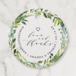 ユーカリ・グリーナリー愛感謝していとありがとう フェイバータグ