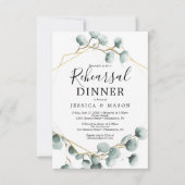 ユーカリ・グリーナリー・リハーサル・ディナー・招待状・カード 招待状 (正面)