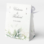 ユーカリ・グリーナリ結婚ー水彩 フェイバーボックス (裏面サイド)