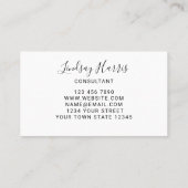 ユーカリ・グリーンリー・コンサルタント 名刺 (裏面)