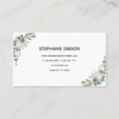 ユーカリ・グリーンリー・ビジネス・カード 名刺 (裏面)