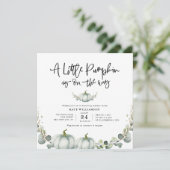 ユーカリ・グリーンリー・リトル・カボチャ 招待状 (スタンド正面)