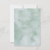 ユーカリ·グリーンリ·ベビー·シャワー·招待状·カード 招待状 (裏面)