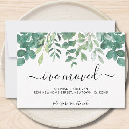 ユーカリ・グリーン私が動いた 案内状