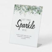 ユーカリ・グリーン結婚リーのスパークラー徴候 台座サイン (正面)