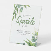 ユーカリ・グリーン結婚リーのスパークラー徴候 台座サイン (正面)