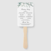 ユーカリ・グリーン結婚リーの式典 ハンドファン (裏面)