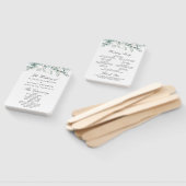 ユーカリ・グリーン結婚リーの式典 ハンドファン (組立なし)