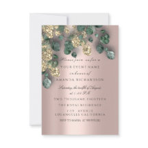 ユーカリ グリーン ゴールド グリッター  ホイル