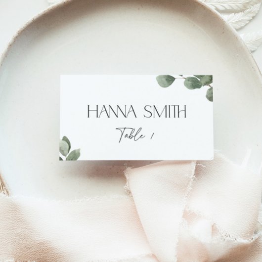 ユーカリ グリーン ネーム シーティング セージグリーン プレイスカード