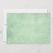 ユーカリ·グリーン·森林地動物のベビーシャワー 招待状 (裏面)