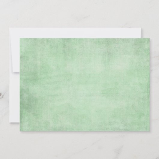 ユーカリ·グリーン·森林地動物のベビーシャワー 招待状 (裏面)