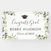 ユーカリ・グリーン・葉おめでとうズ卒業パーティー 横断幕 (横)