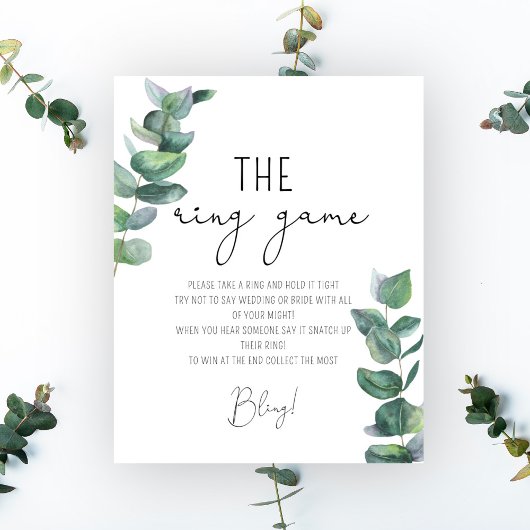 ユーカリ – ゲームのポスターにリングを置く ポスター