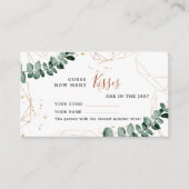 ユーカリ |ゲーム結婚カードの数 プレイスカード (正面)